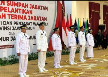 Sah, Masrukin Resmi Dilantik Sebagai Pj Bupati Pamekasan