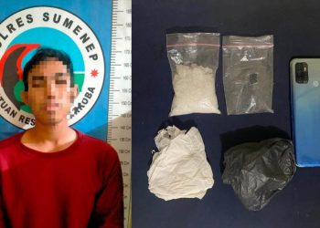 Simpan Sabu 47,39 Gram di Saku Celana, Pria 26 Tahun Ditangkap Satresnarkoba Polres Sumenep