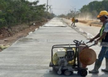 Inpres Jalan Daerah di Lampung Dipercepat, Progress Simpang Korpri – Purwotani Capai 70%