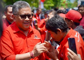 Hasto Kristiyanto Resmikan Kantor DPC PDI Perjuangan Pacitan