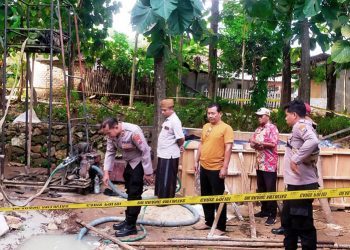 Sumur Bor Keluarkan Gas di Sumenep, Polisi Minta Warga Jauhi Lokasi